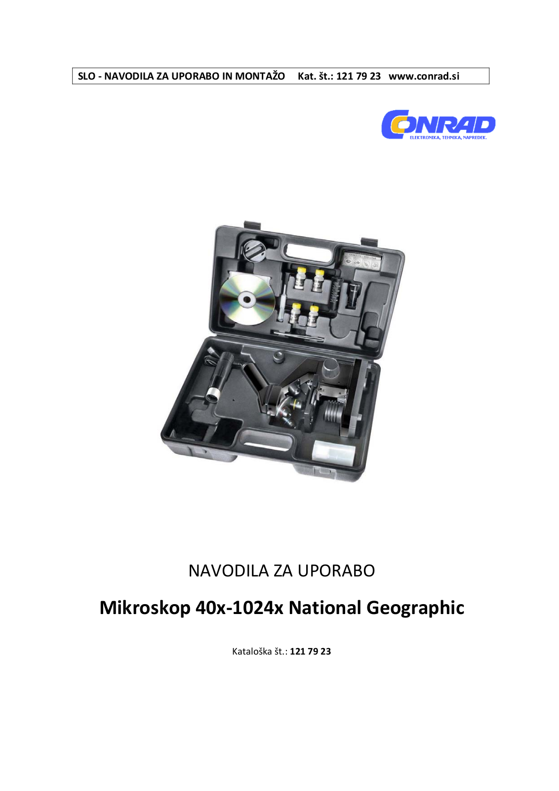 National Geographic Microskop 40x -1024x User guide