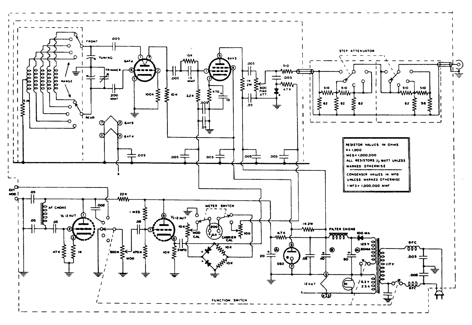 Heath Company LG-1 Schematic