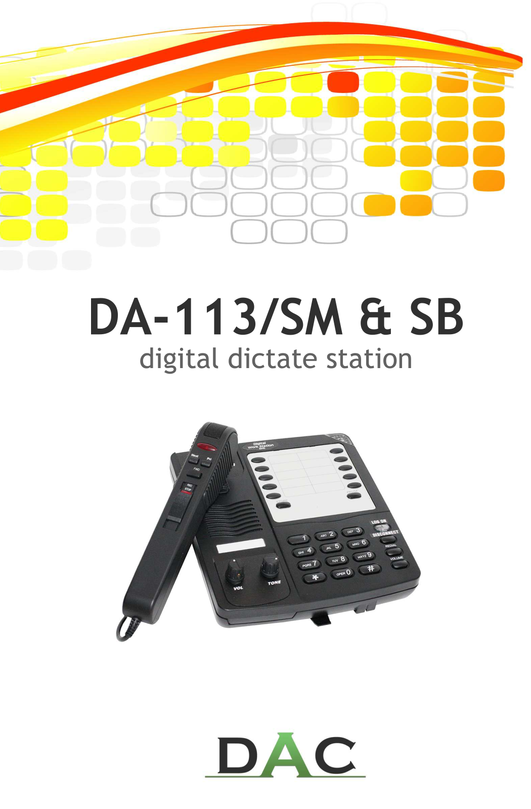 DAC DA-113/SM User's Guide