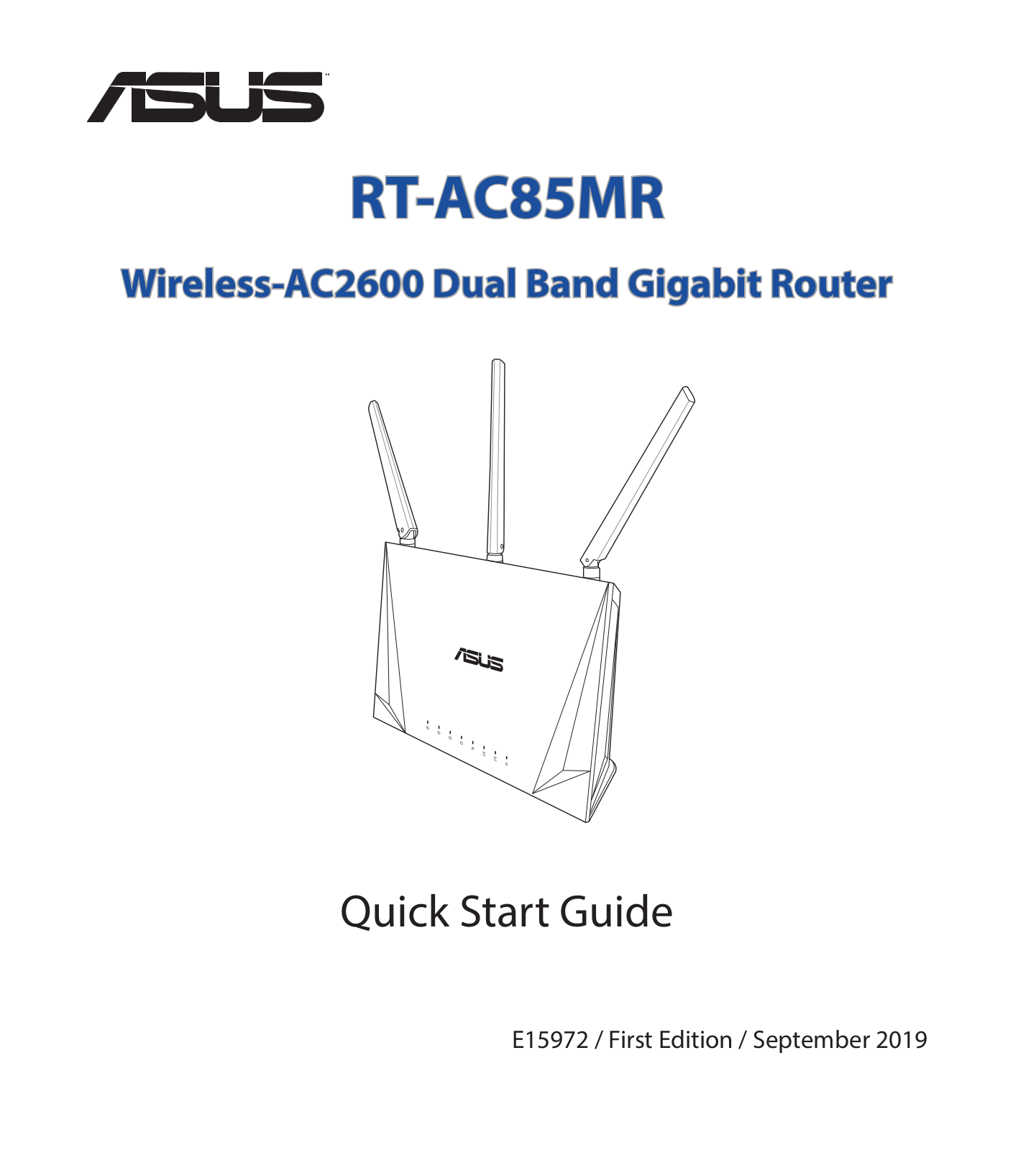 Asus RT-AC85MR Quick Installation Guide