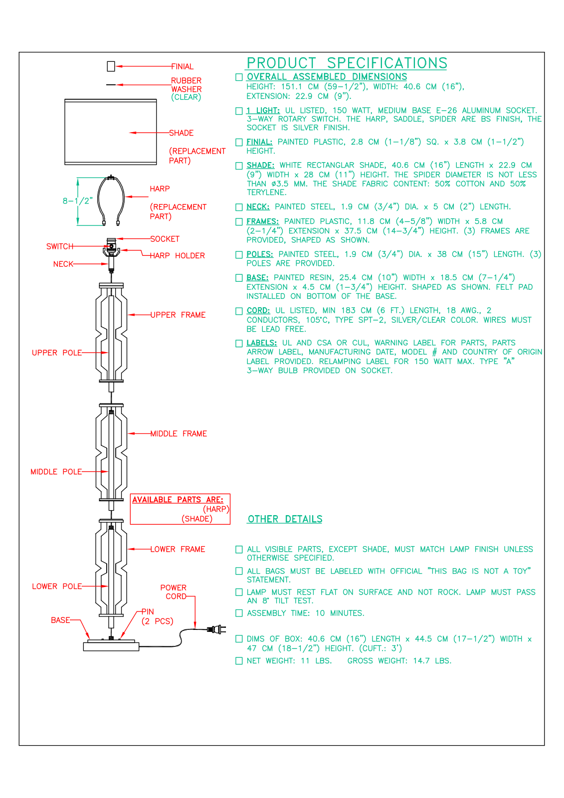 Ivy Bronx W002898535 Specifications - ManualMachine.com