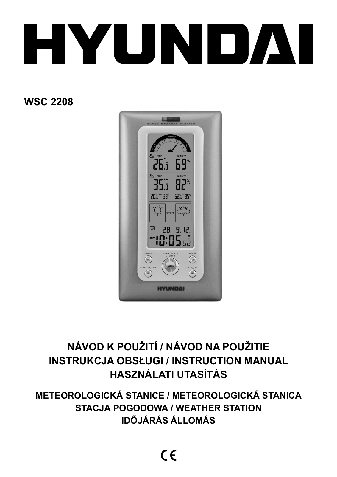 Hyundai WSC 2208 User Manual