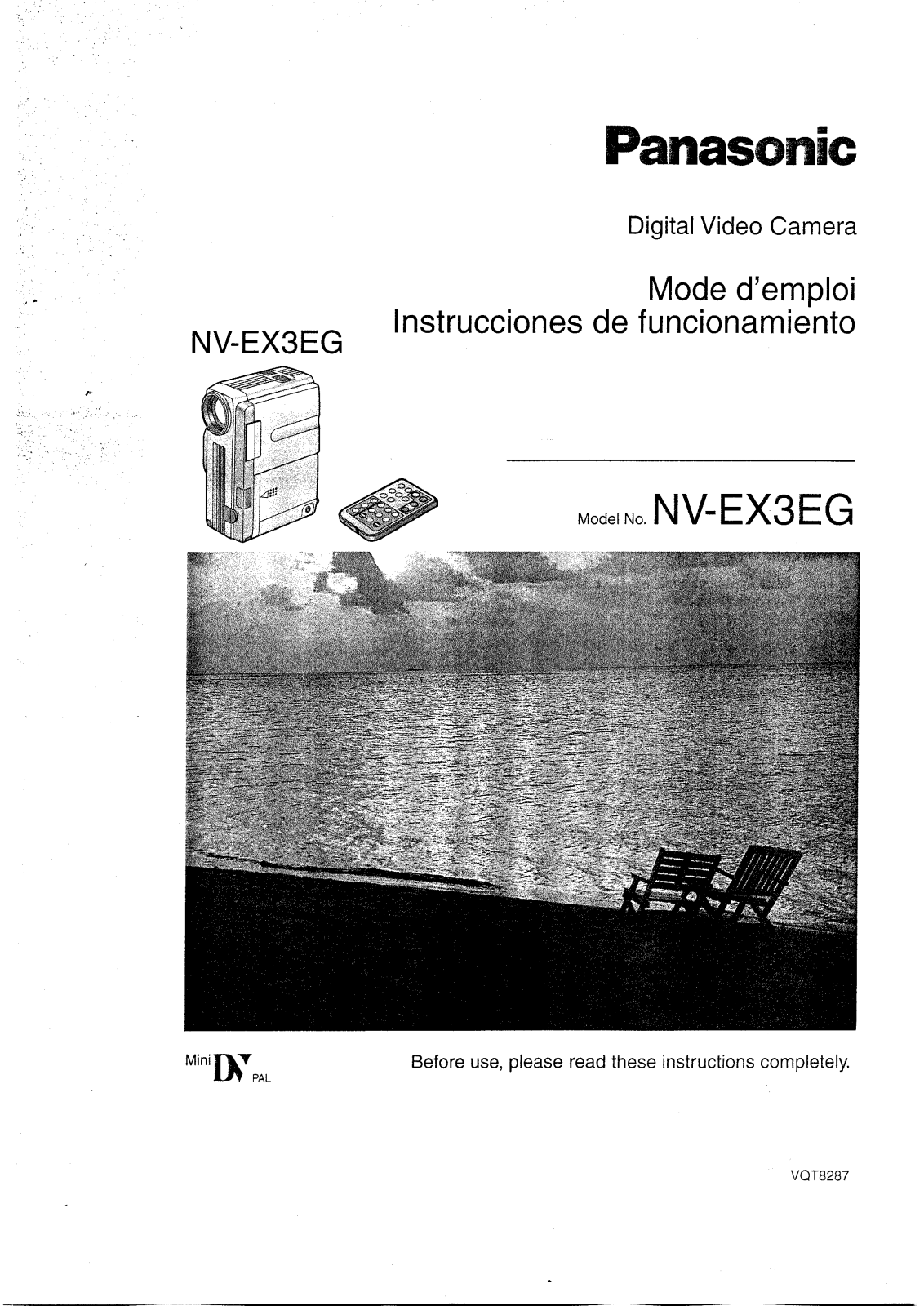 PANASONIC NV-EX3 User Manual