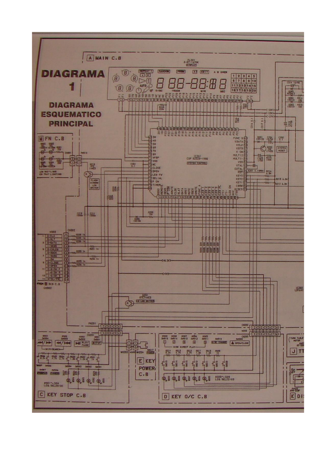 Aiwa DX Z9200M Diagram