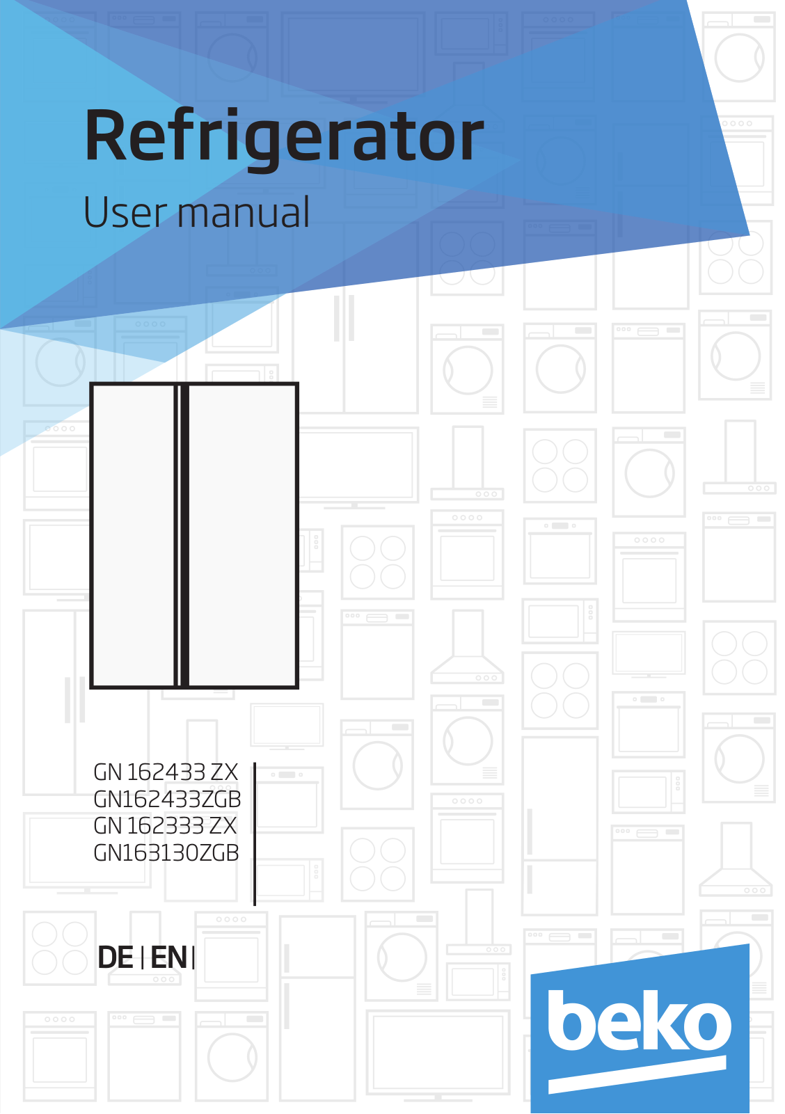 Beko GN 162433 ZX, GN162433ZGB, GN 162333 ZX, GN163130ZGB User manual