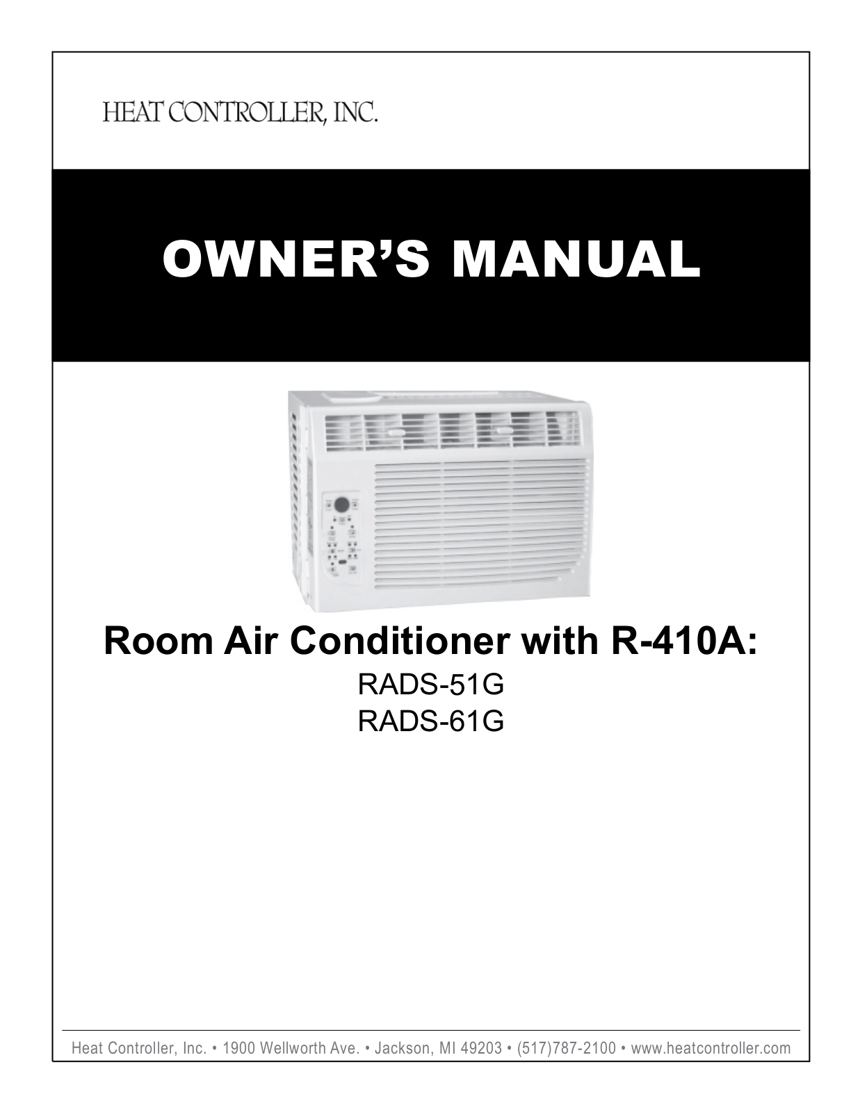 Heatcontroller RADS-61G User Manual