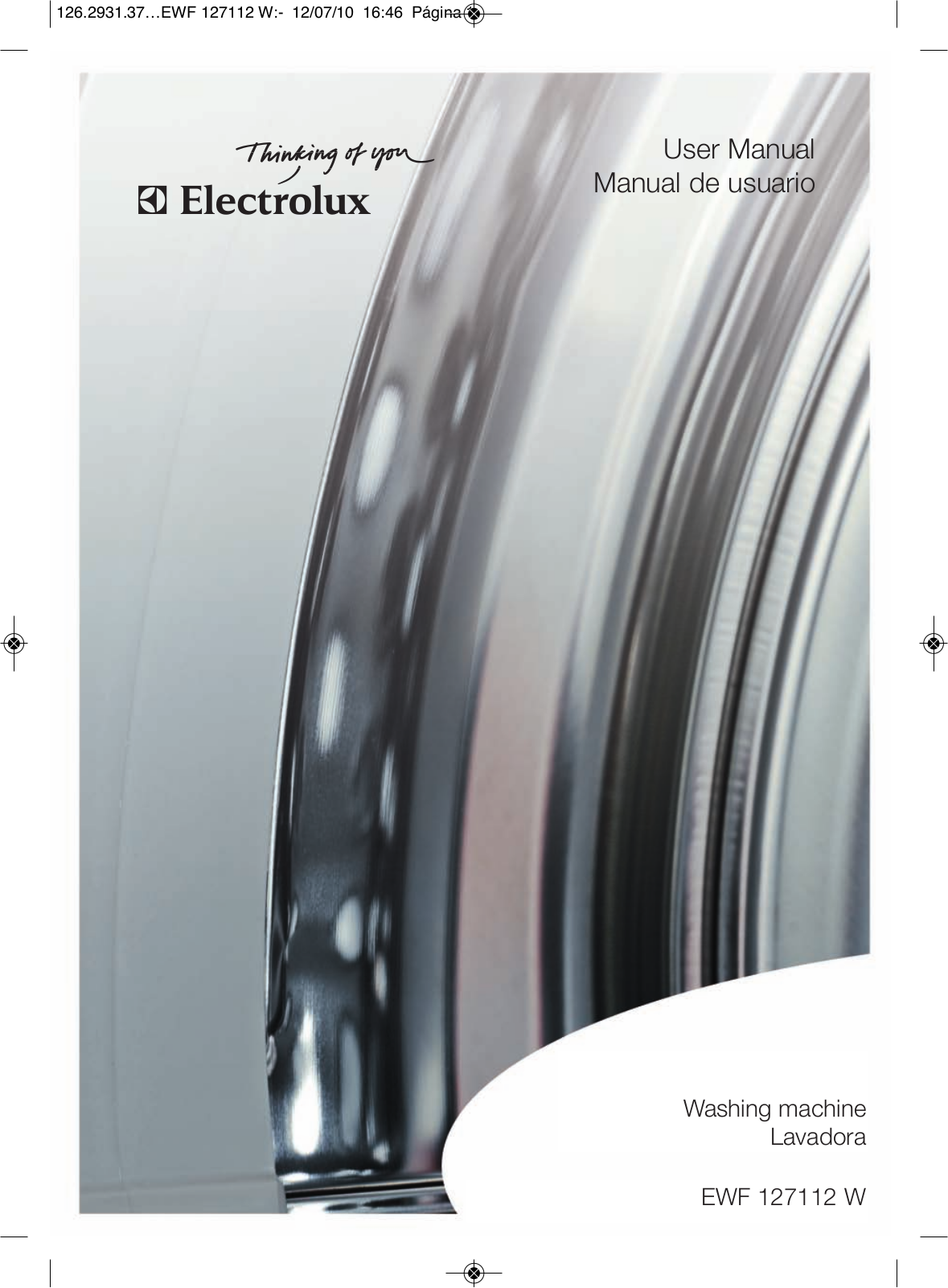 Electrolux EWF127112W User Manual