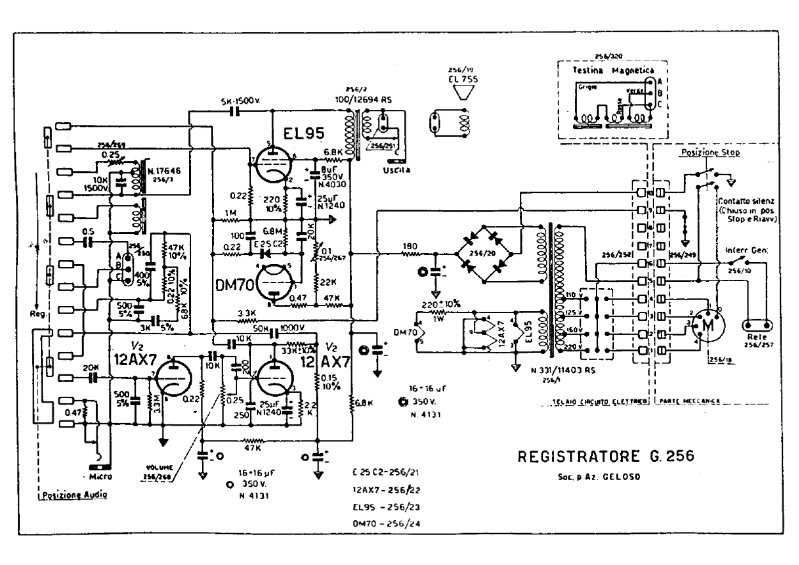 Geloso g256 schematic