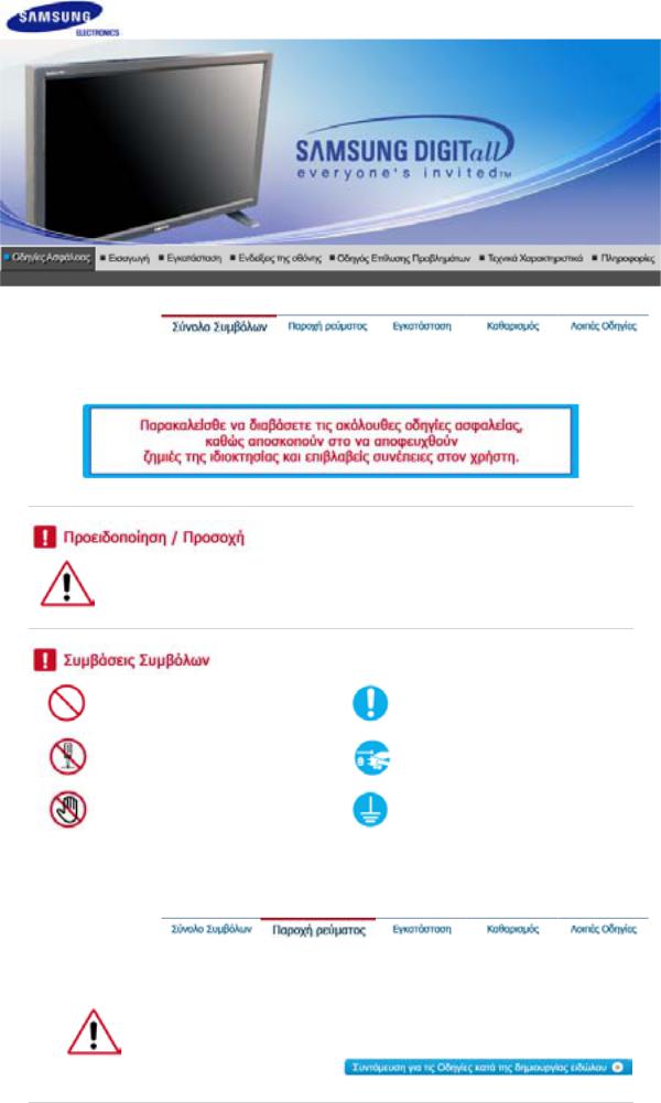 Samsung SYNCMASTER 460P, SYNCMASTER 460PN User Manual