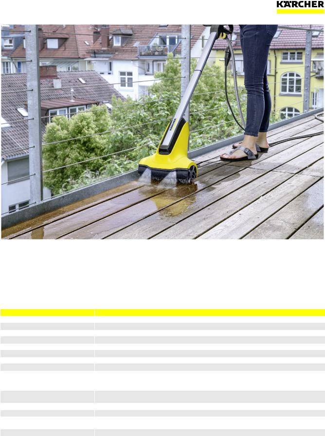 Karcher PCL 4 Datasheet