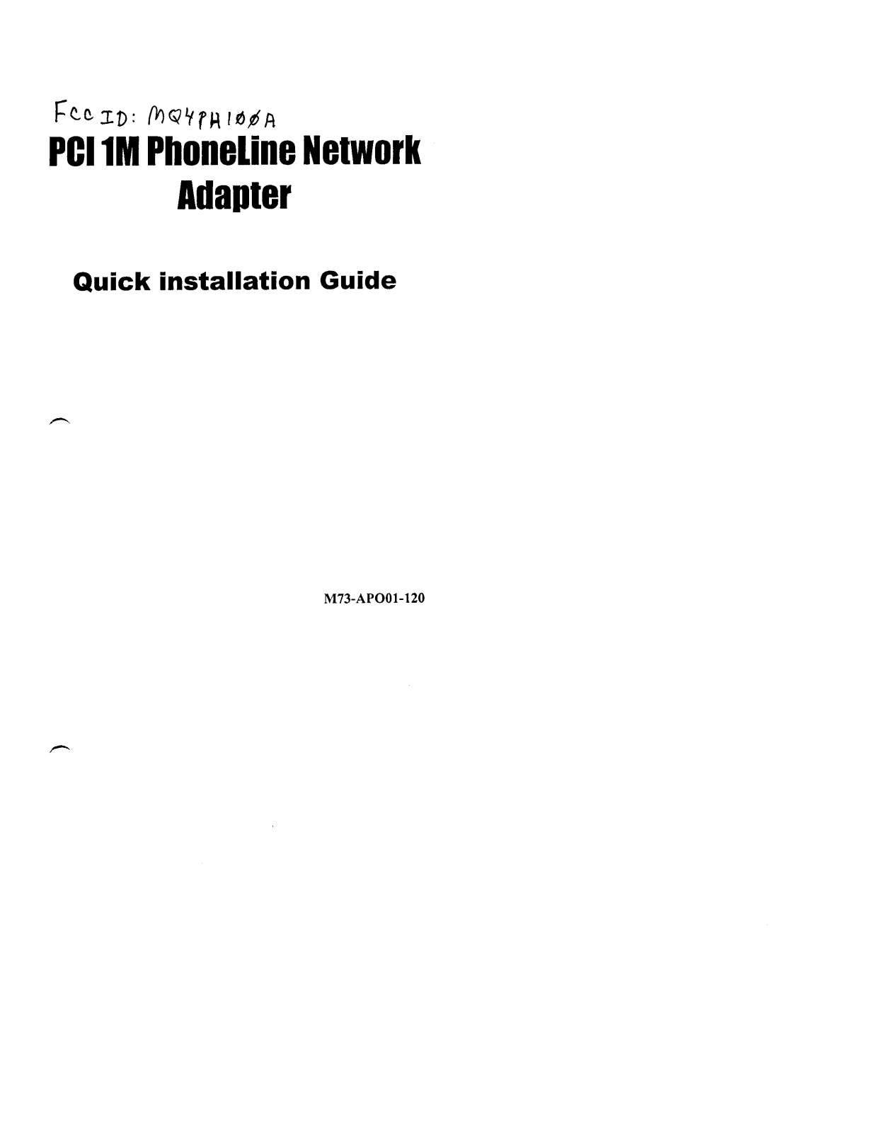 Abocom Systems PH100A User Manual