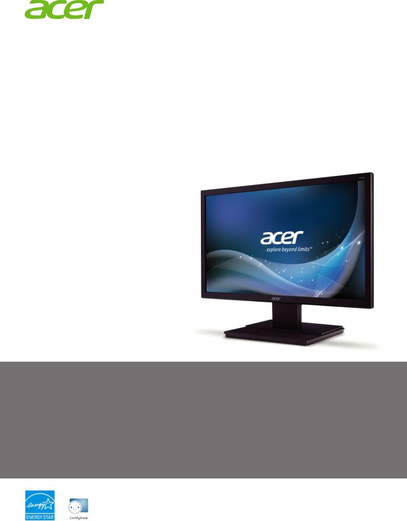 Acer V246HYLbd User Manual