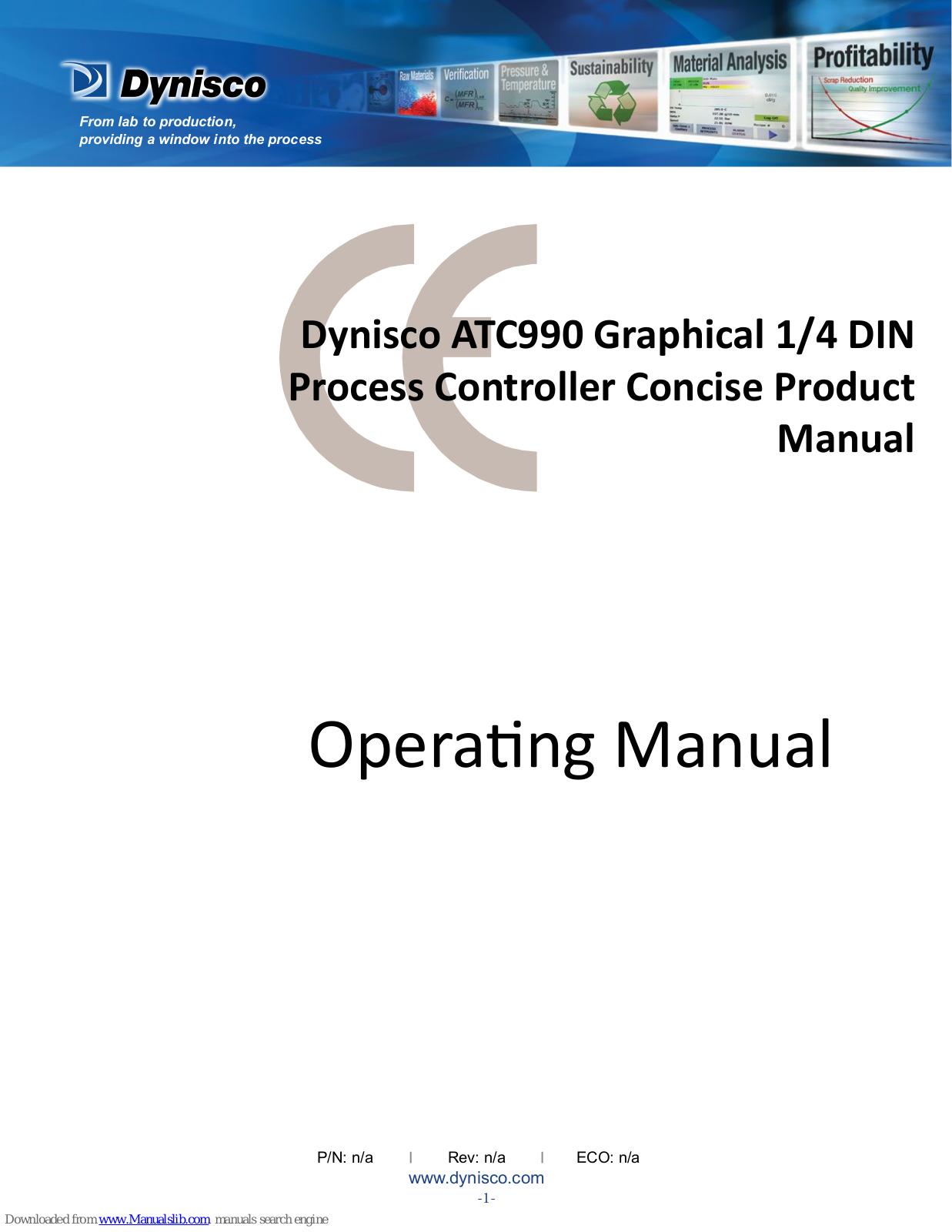 Dynisco ATC990 User Manual