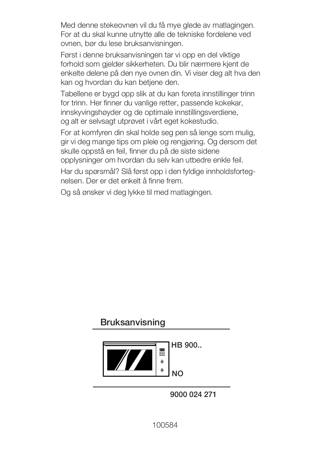 Siemens HB90054 User Manual