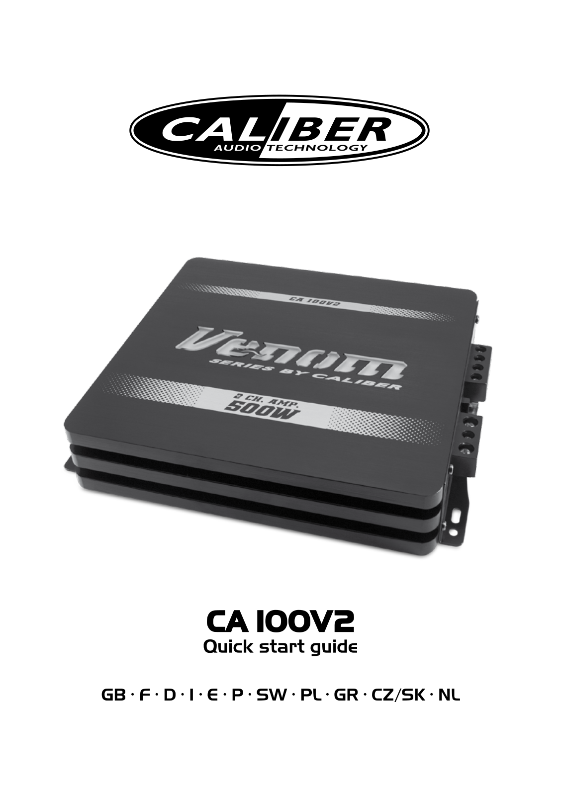 Caliber CA100V2 operation manual