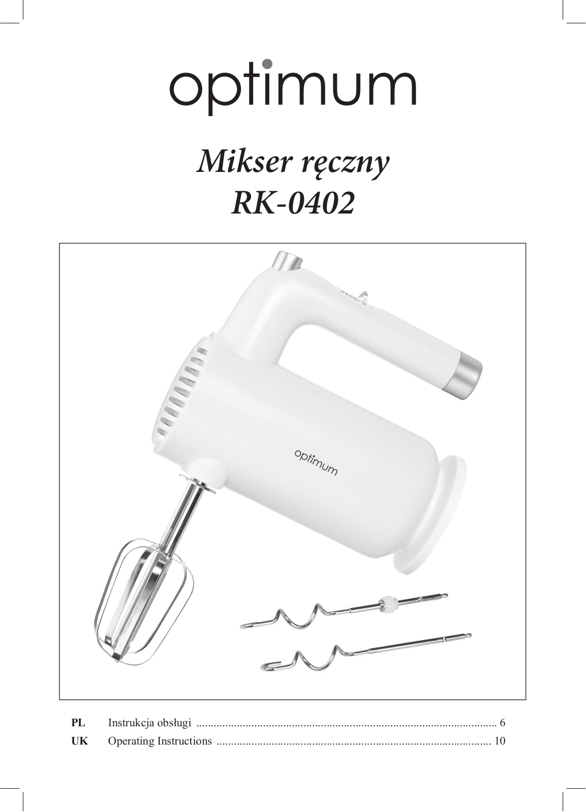 OPTIMUM RK-0402 User guide - ManualMachine.com