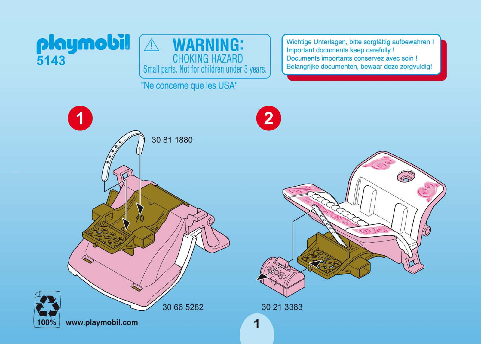 playmobil 5143 Instructions