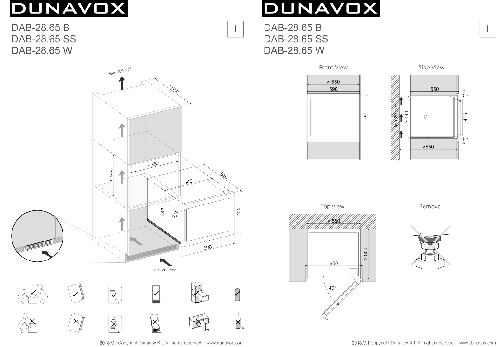 Dunavox DAB-28.65W User Manual