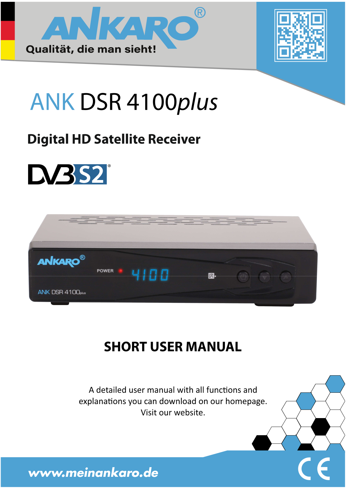 ANKARO ANK DSR4100+PVR Instructions - ManualMachine.com