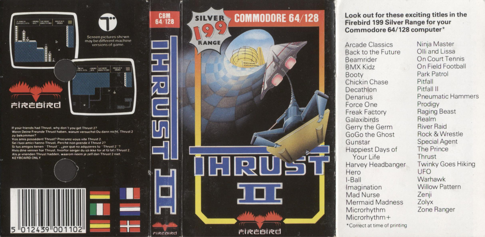 Firebird Software Thrust II (1988) User guide - ManualMachine.com