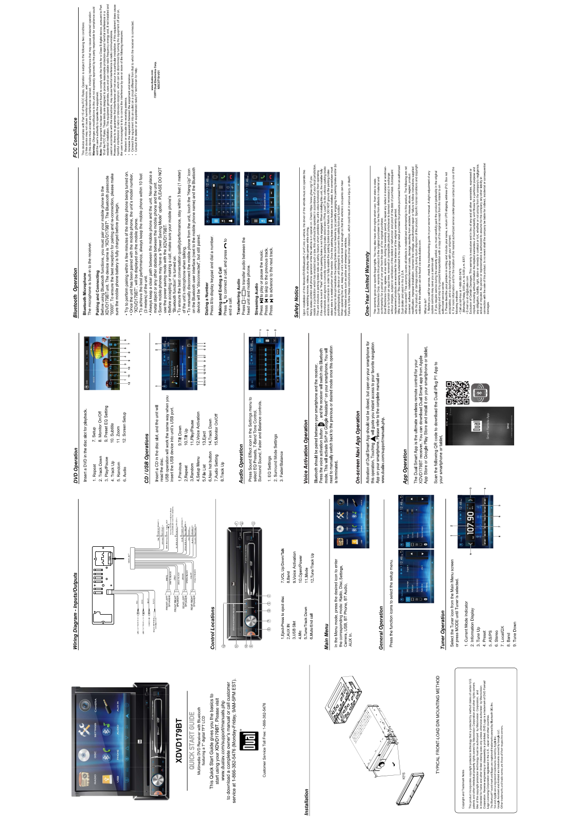 FengShun Peiying Electro Acoustic XDVD179BT User Manual