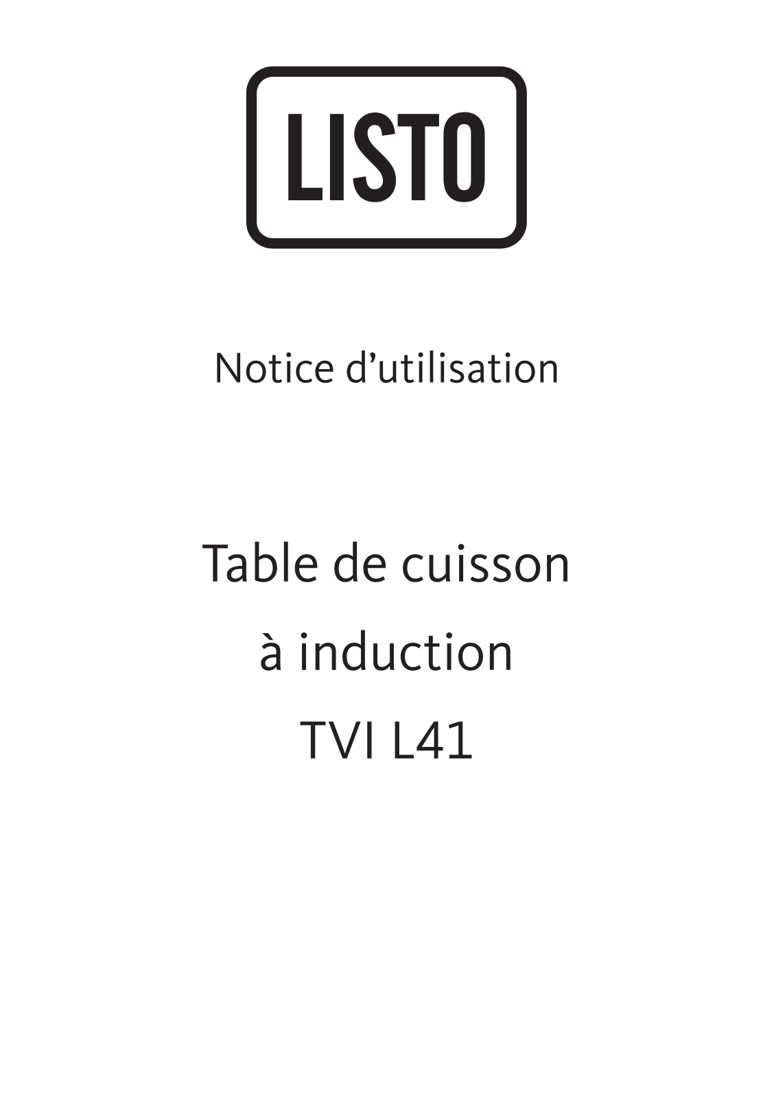 LISTO TVI L41 User Manual