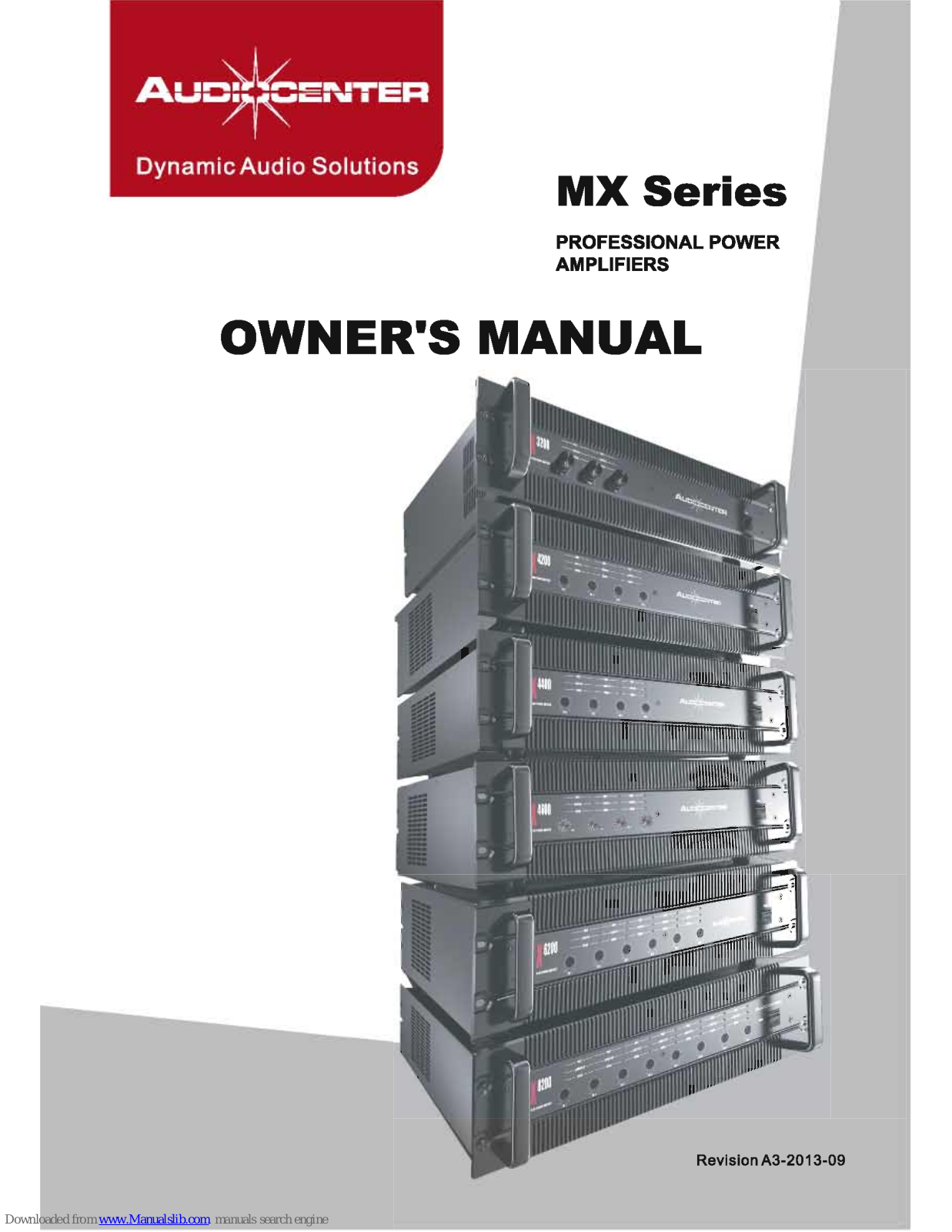 Audiocenter MX Owner's Manual - ManualMachine.com