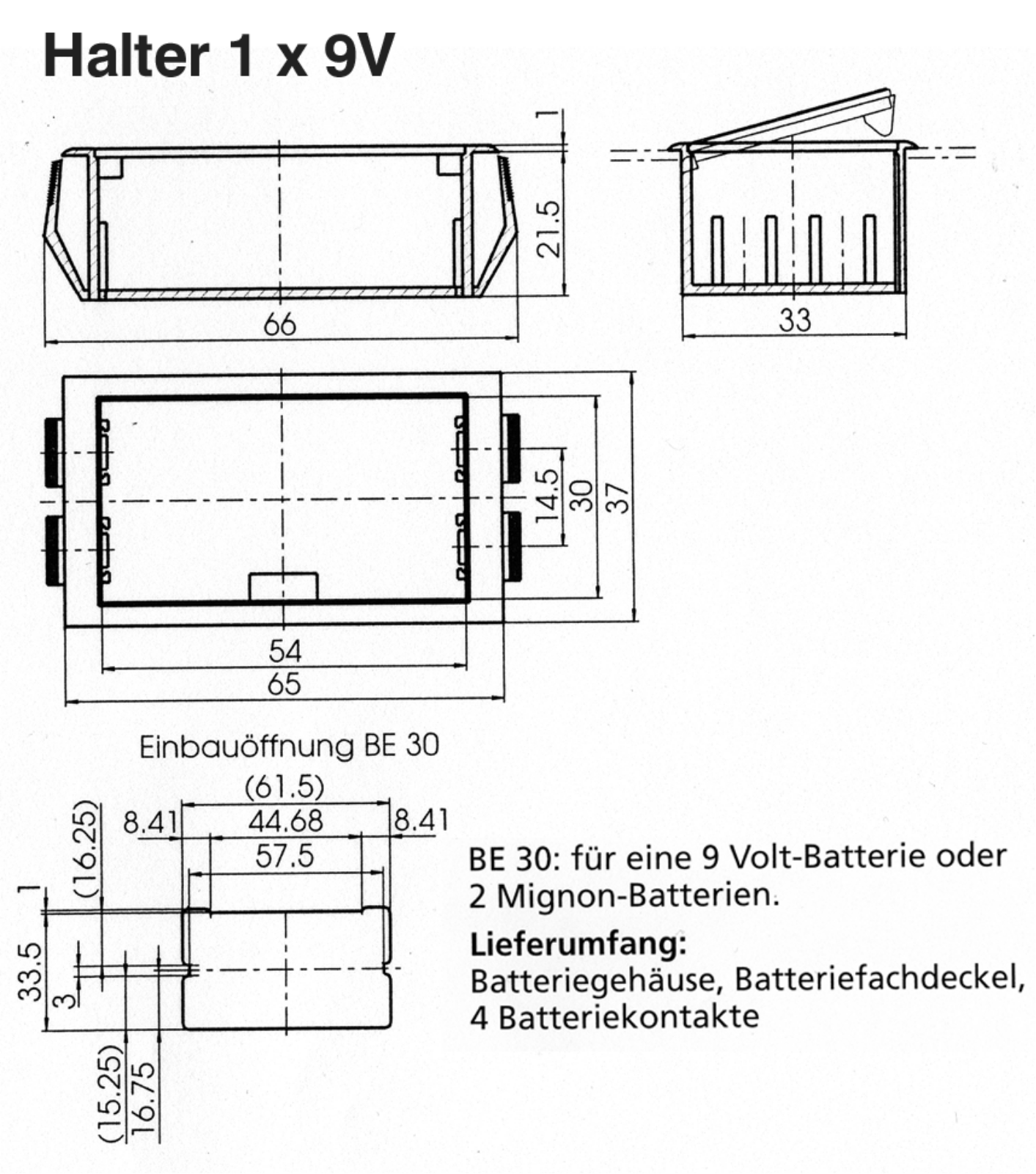 BOPLA HALTER 1X9V Datasheet - ManualMachine.com