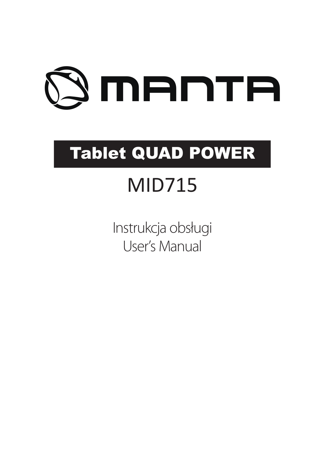 Manta MID715 User Manual