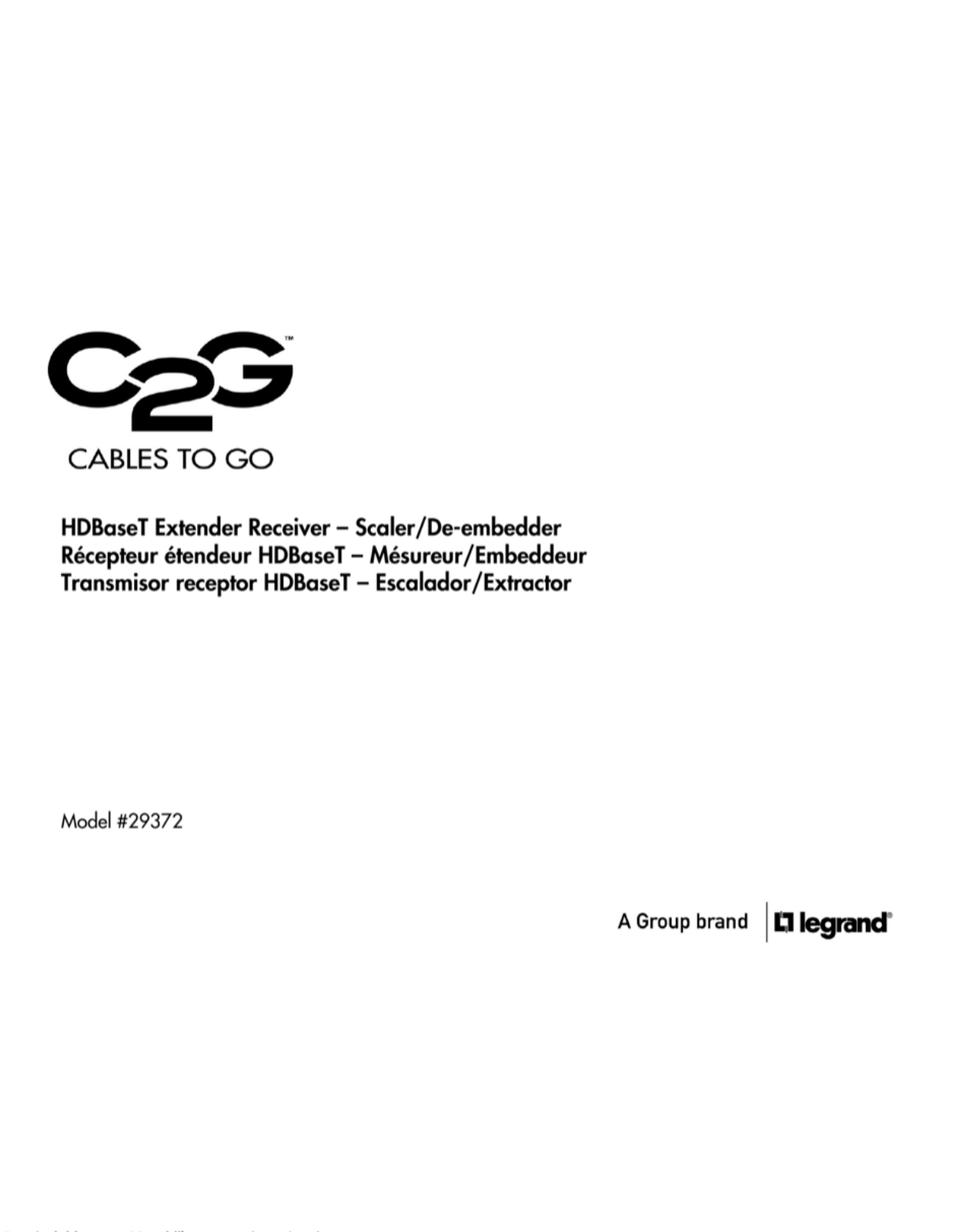 C2G 29372 User Manual