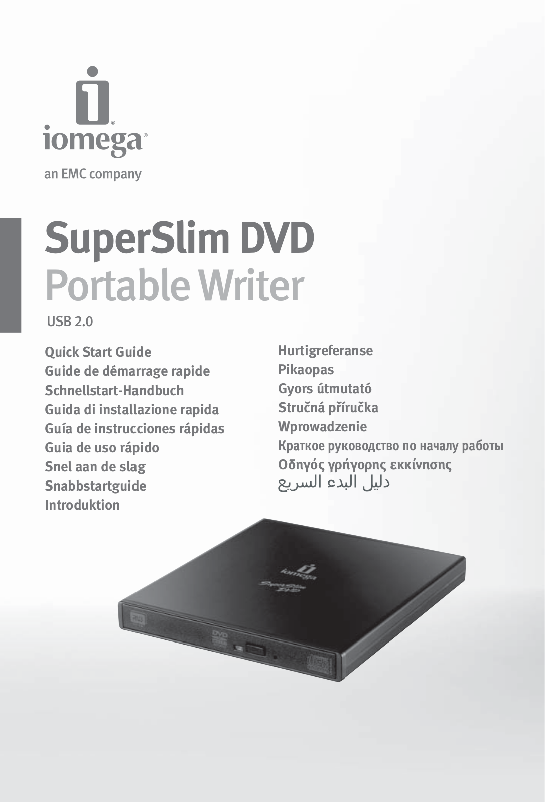 IOMEGA SUPERSLIM DVD USB 2.0 User Manual