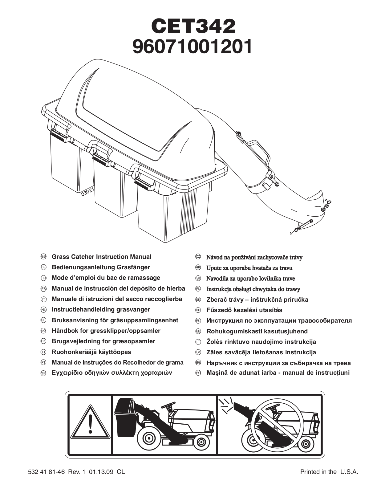 JONSERED CET342 User Manual