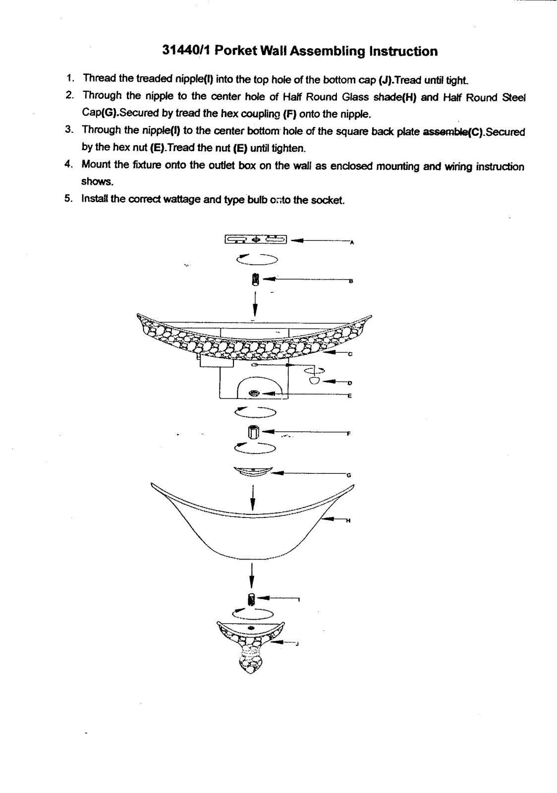 Triarch 31440-1 User Manual