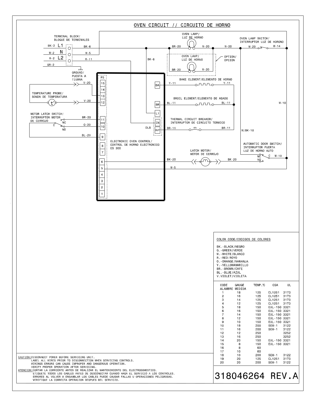 Frigidaire FFEW2425LS, FEB24S5AB, FEB24S5AS Wiring Diagram