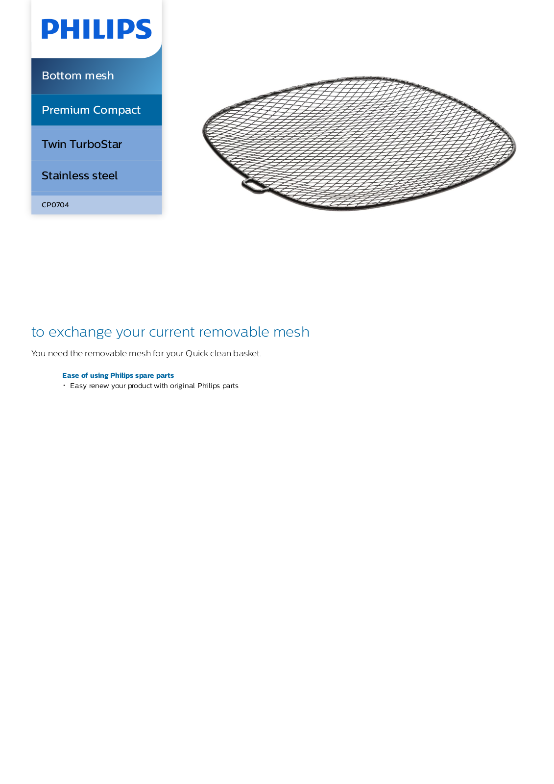 Philips CP0704/01 leaflet - ManualMachine.com