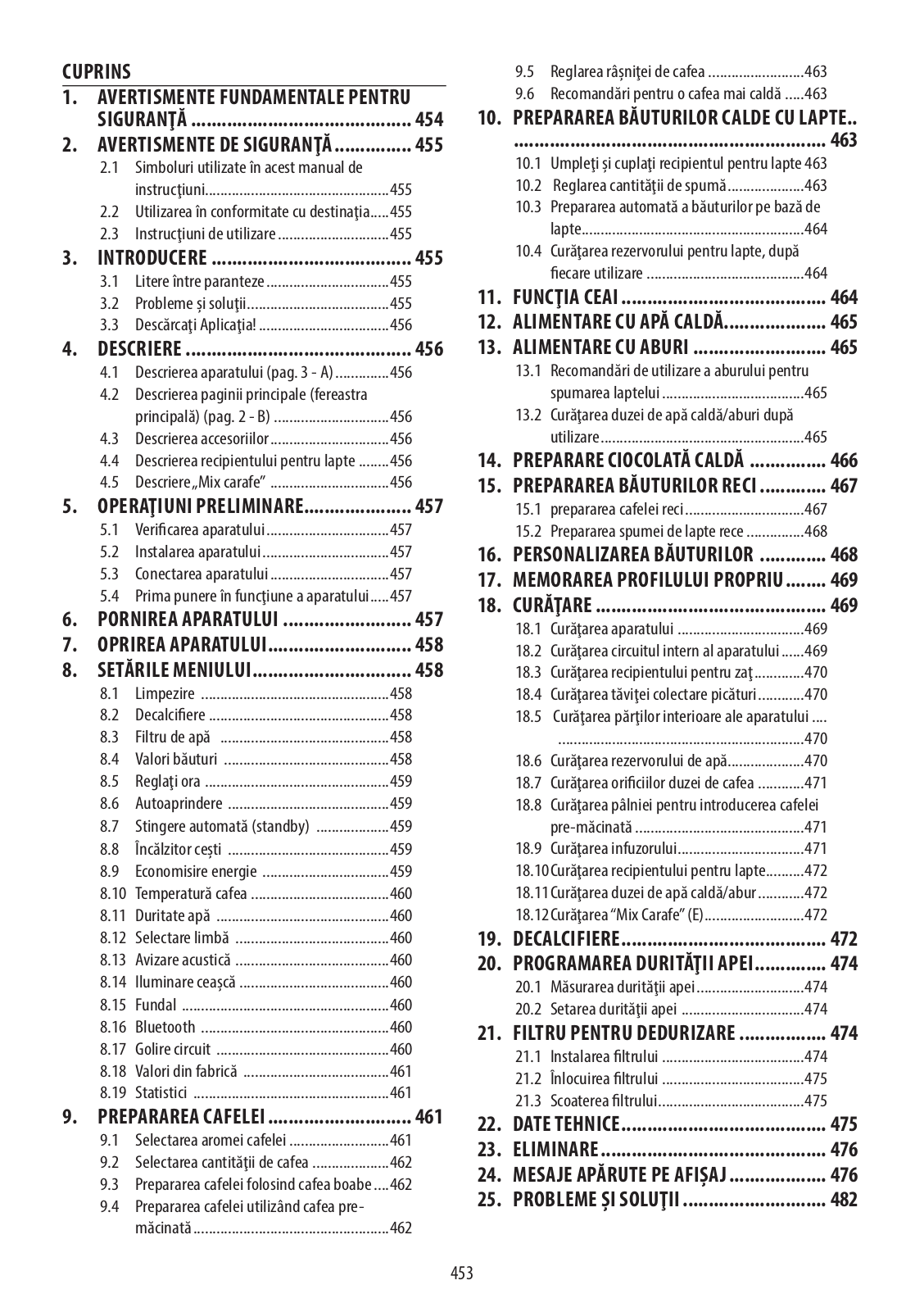 Delonghi ECAM650.85.MS Instruction manuals