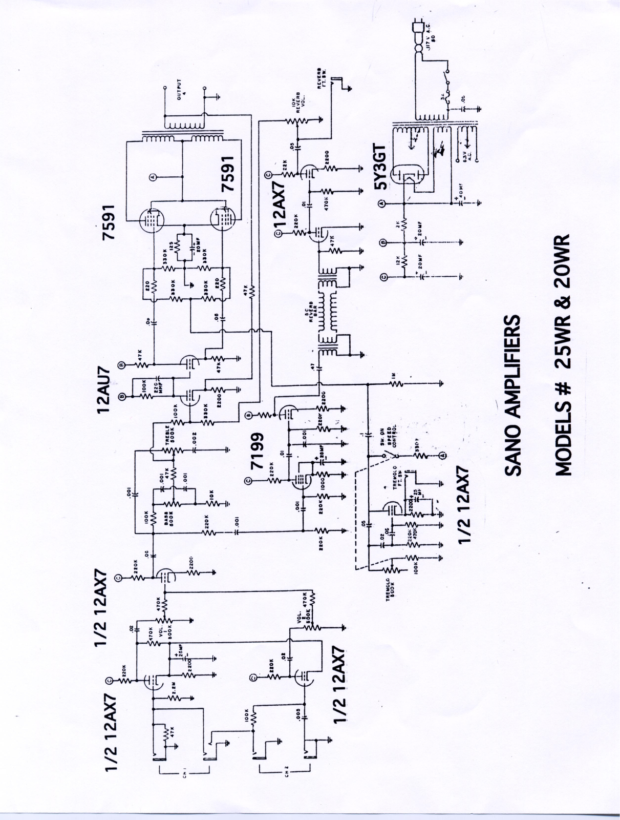 Sano 20wr, 25wr schematic