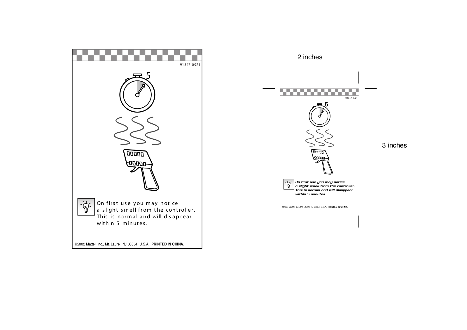 Fisher-Price 91547 Instruction Sheet