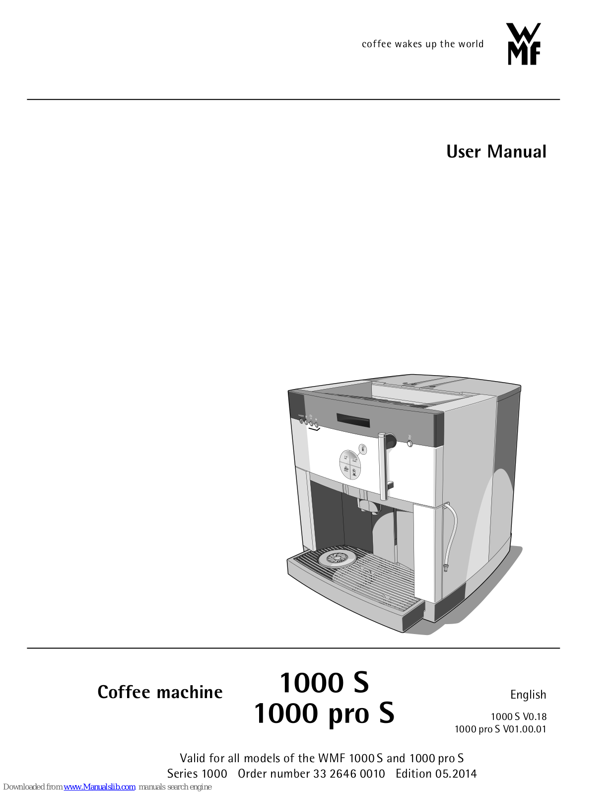 WMF 1000 s, 1000 pro s User Manual
