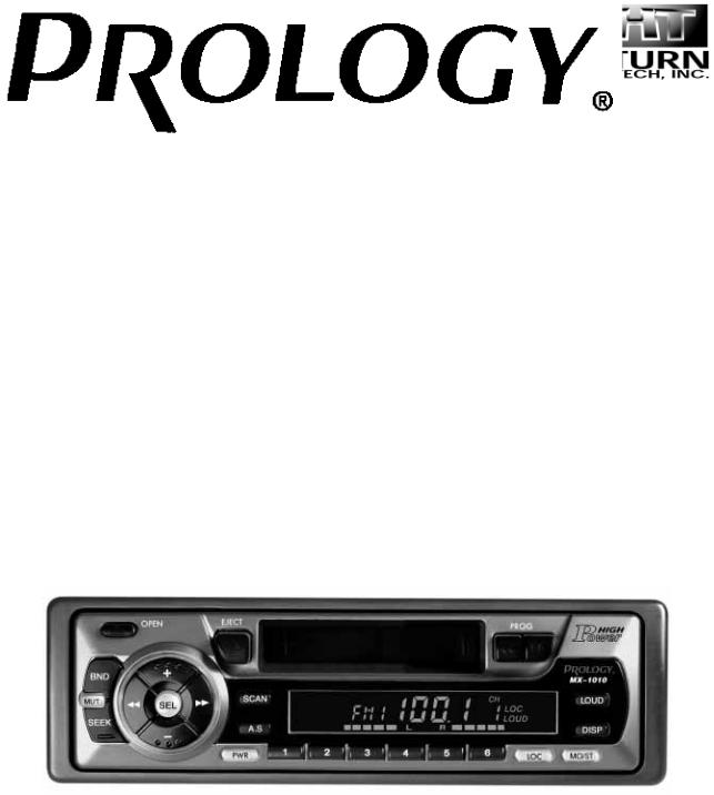 PROLOGY MX-1010 User Manual