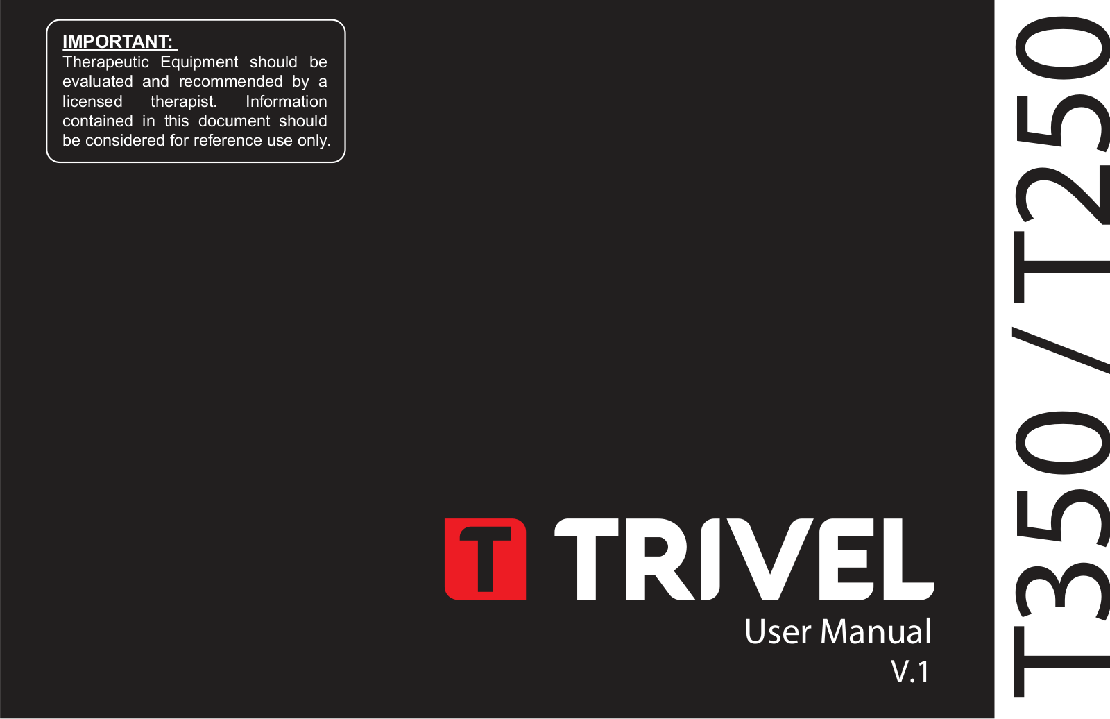 Trivel T350, T250 User Manual - ManualMachine.com