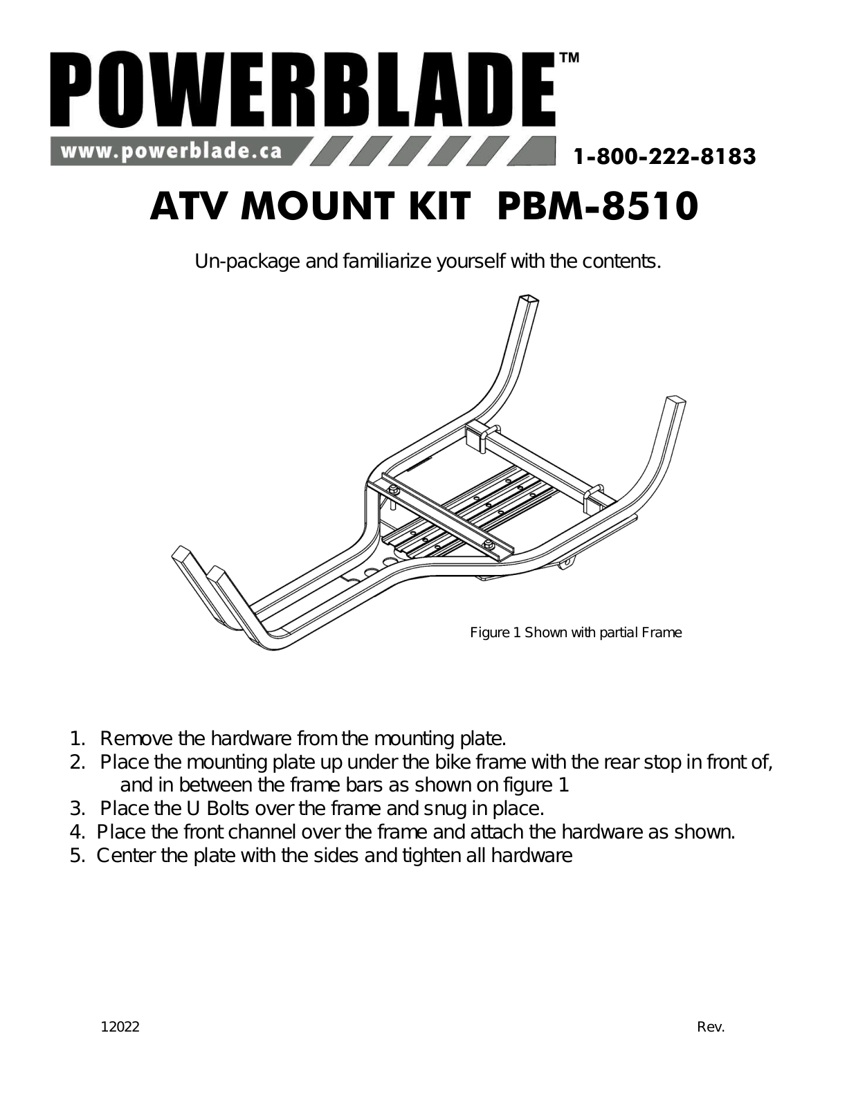 Swisher PBM-8510 Parts list