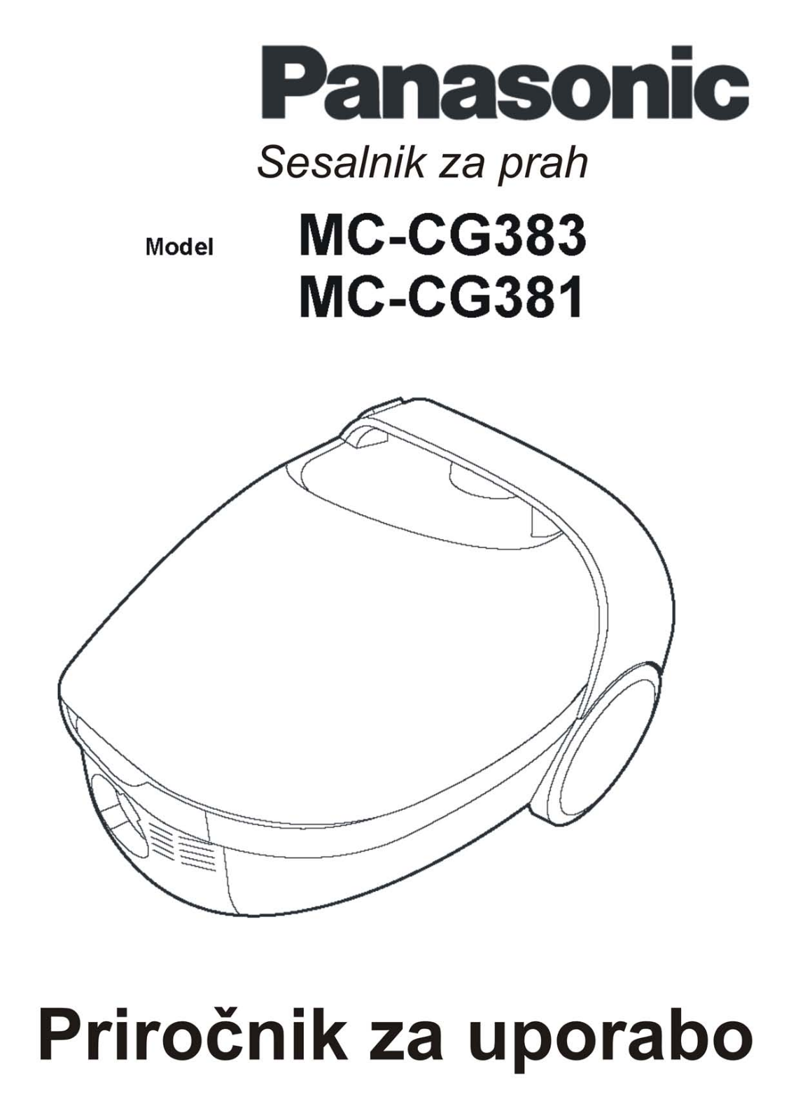 PANASONIC MCCG383, MCCG381 User Manual