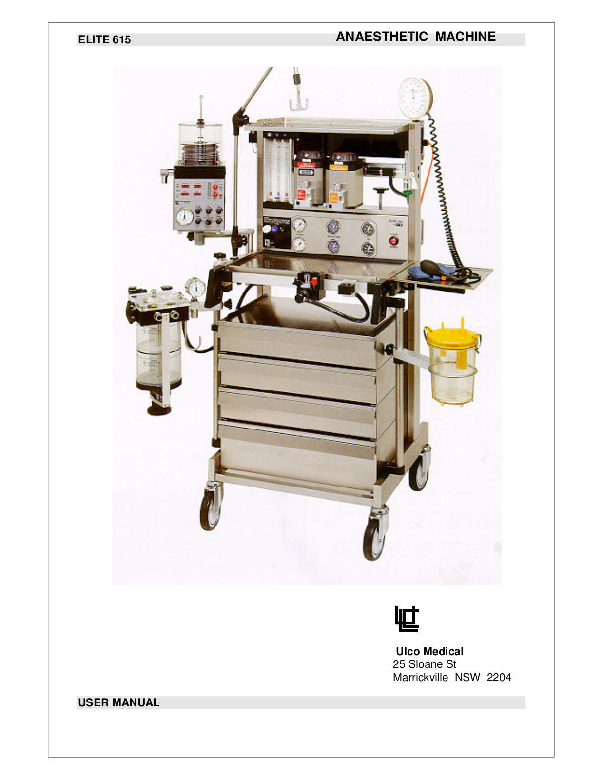 Ulco Medical ELITE 615 User Manual