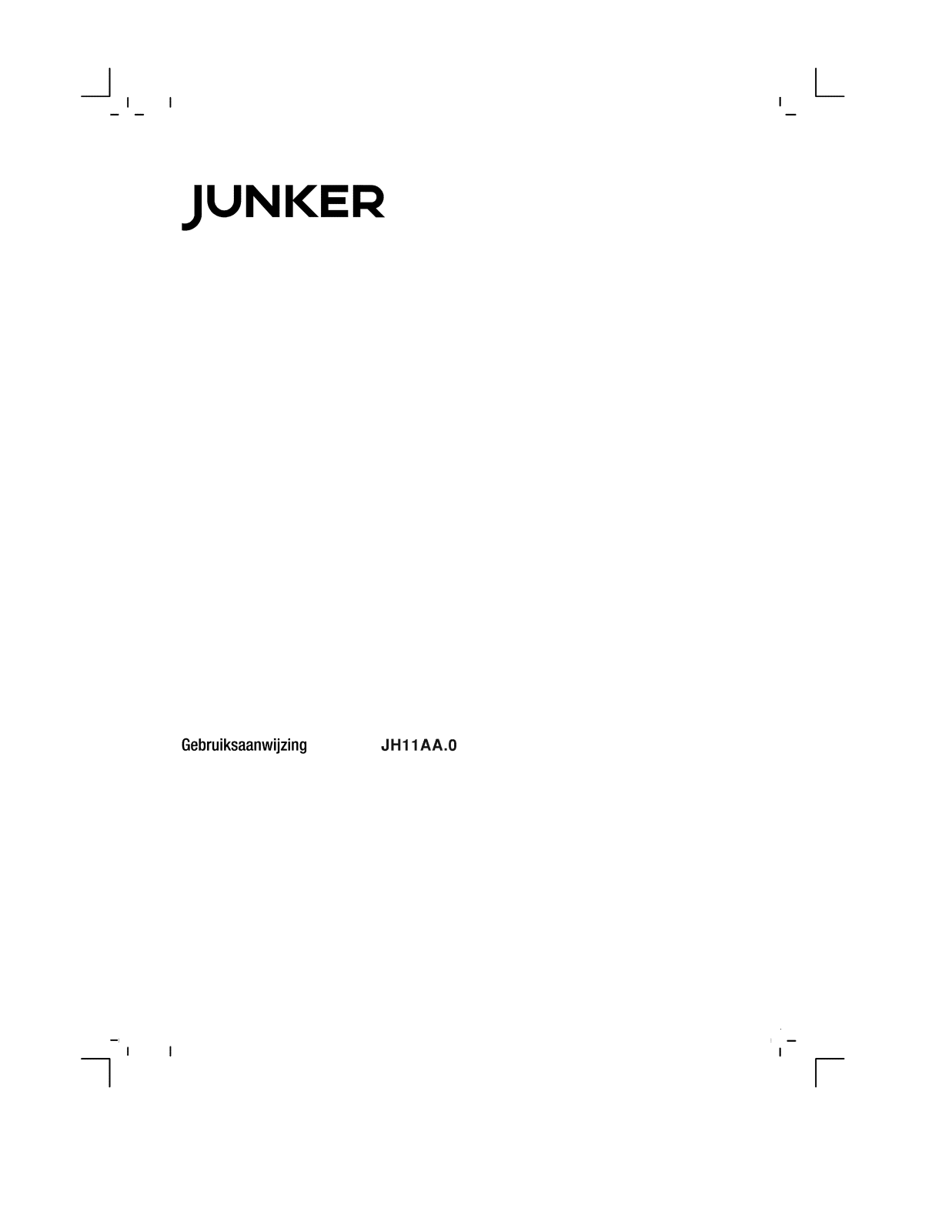 Siemens JH11AA50 User Manual