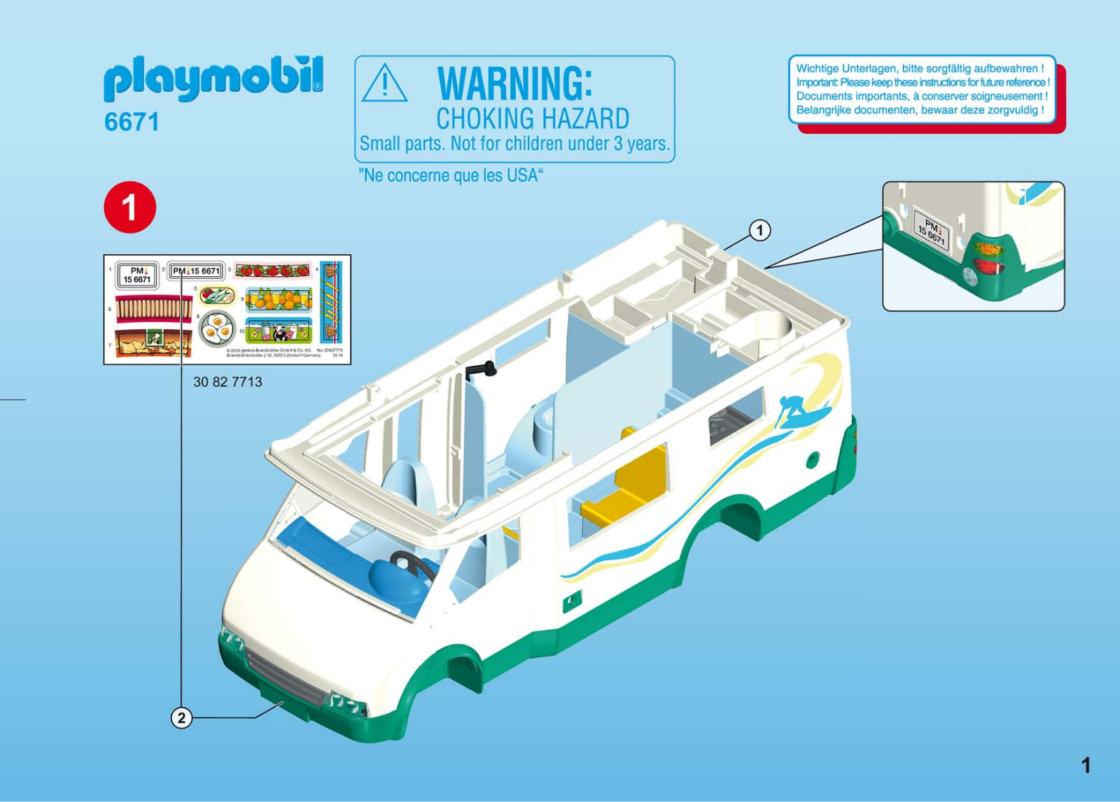 playmobil 6671 Service Manual