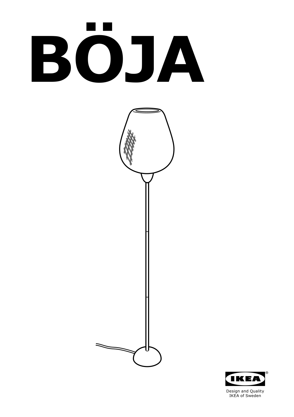 IKEA BOJA User Manual