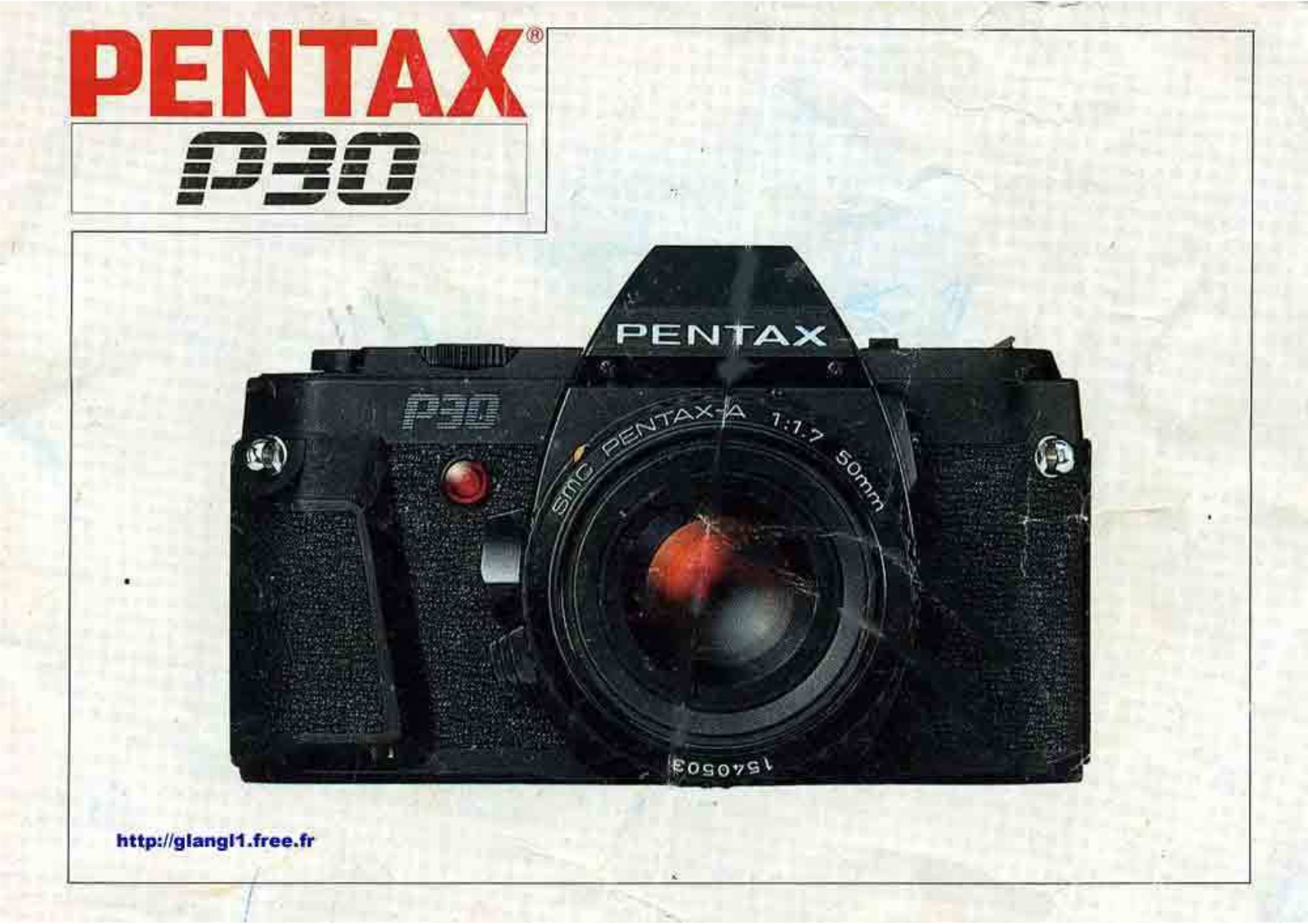 PENTAX P30 Instruction Manual