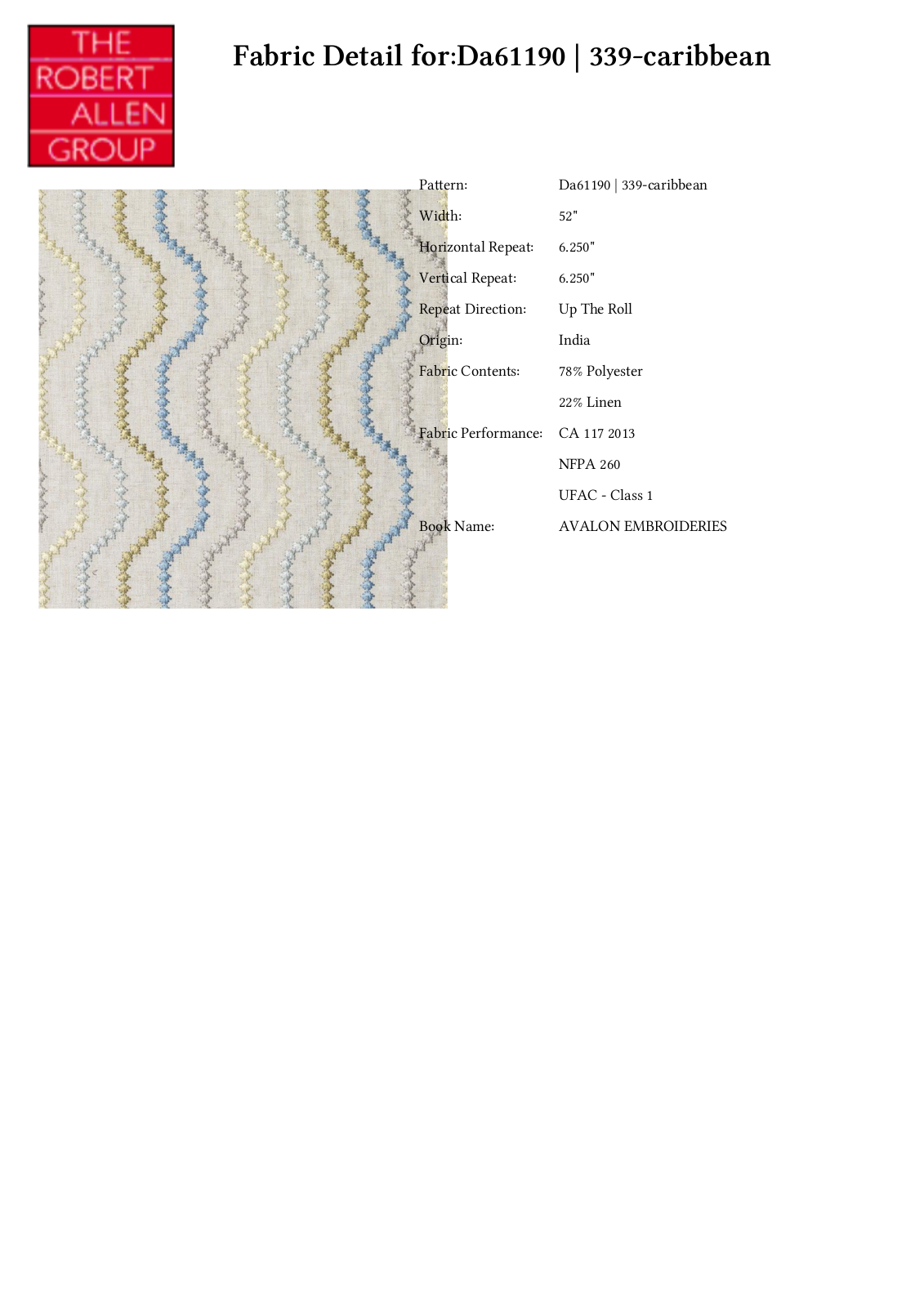 Duralee CRAL4512 Specifications - ManualMachine.com