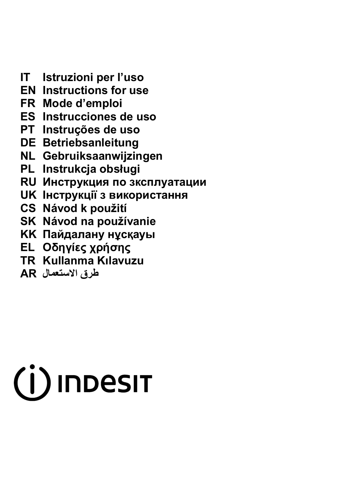 INDESIT IHPC 6.4 LM K User Manual